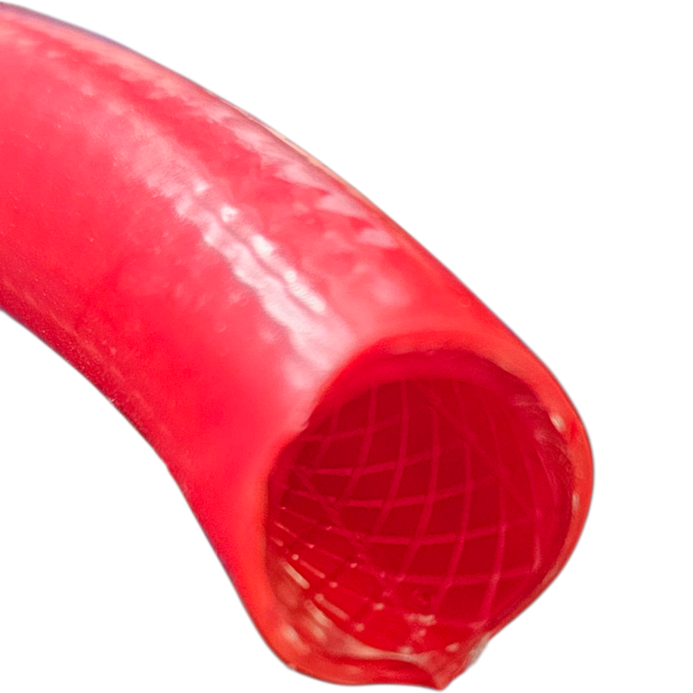 Red Food‑Grade Reinforced Hose Pipe 1/2" (12mm) - 1 Meter