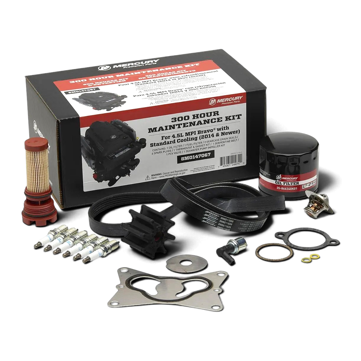 Mercury Maintenance 300hr Kit 4.5L MPI Bravo - 8M0147067