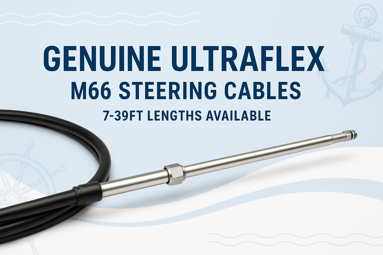 Ultraflex M66 Steering Cables Banner