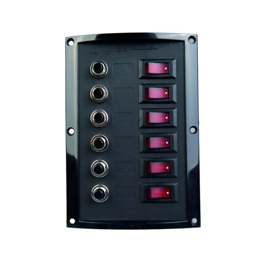 Talamex Switch Panel Circ.Br.Black 14577046