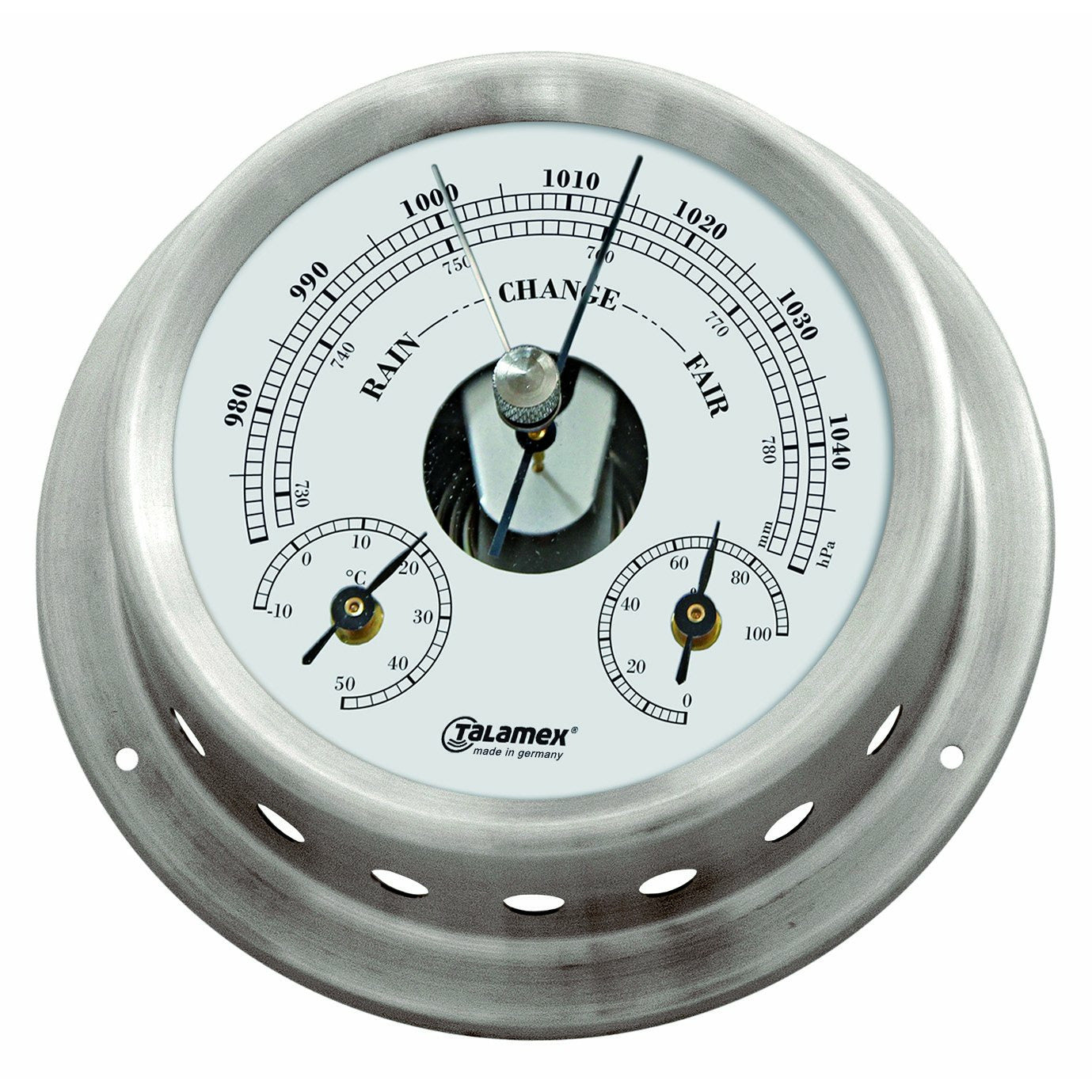 Talamex Baro/Thermo/Hygrometer Stainless Steel 125/100MM 21421148