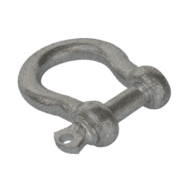 Bow Shackle Galvanised - 8mm L32mm with 16-22mm Gap 8mm Pin