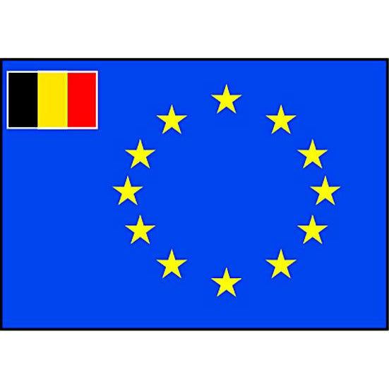 Talamex Europ Flag Belgium 20X30 27332220