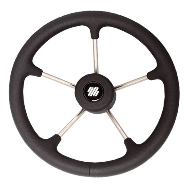 Steering Wheel SS Firm Grip 350mm - Black