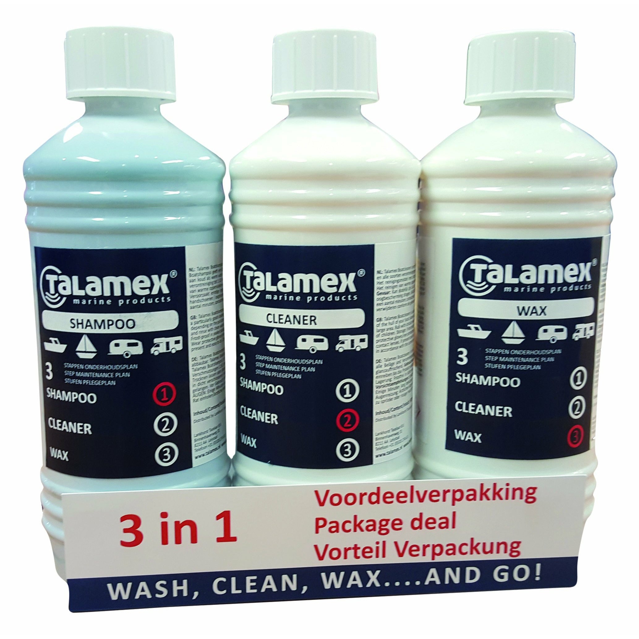 Talamex Talamex Maintanance Kit Shampoo, Cleaner And Wax 45720009