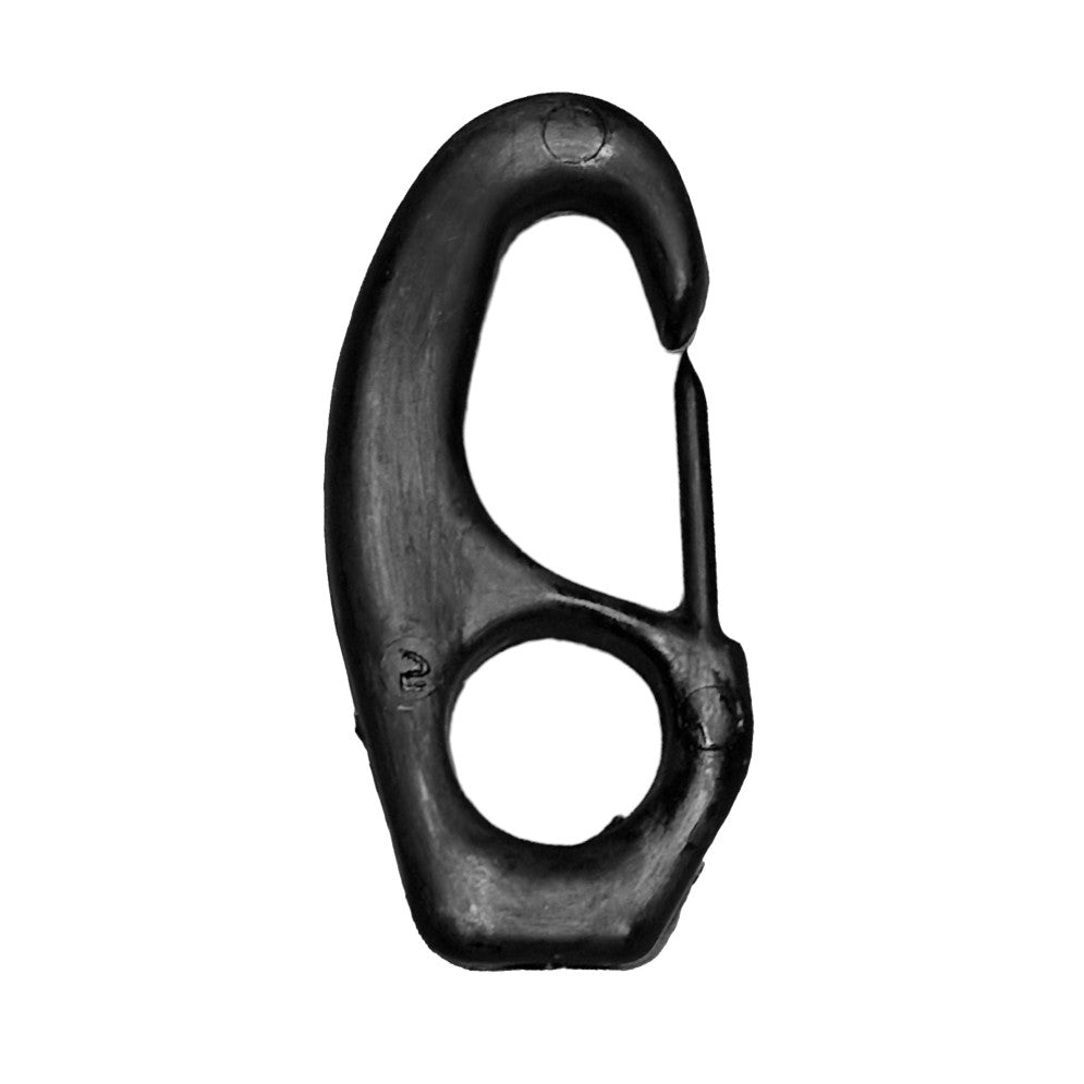 Black Nylon Plastic Shock Cord Hook