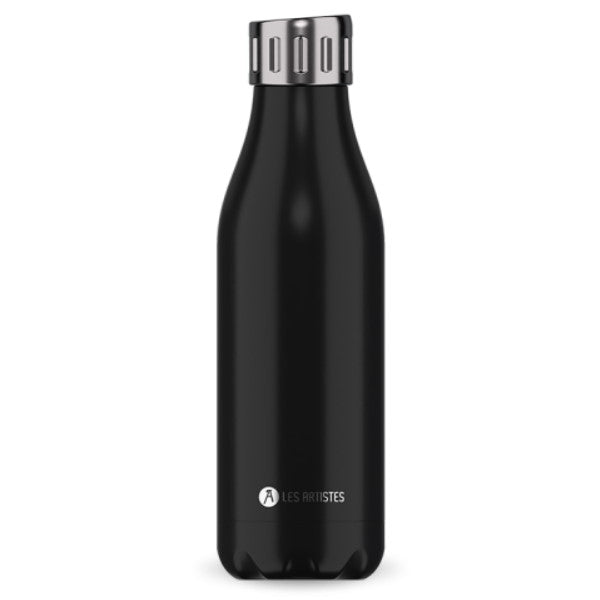 Les Artistes Black Insulated Sport Bottle - 500ml