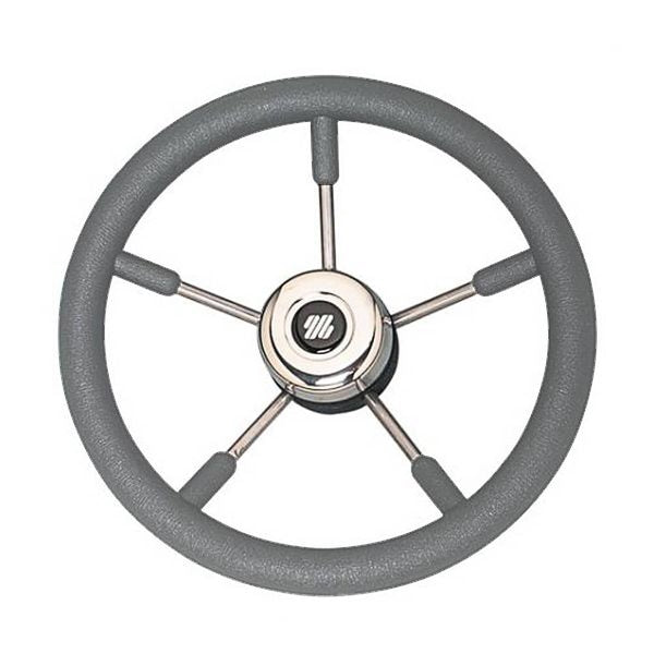 Steering Wheel SS Soft Grip 350mm - Grey