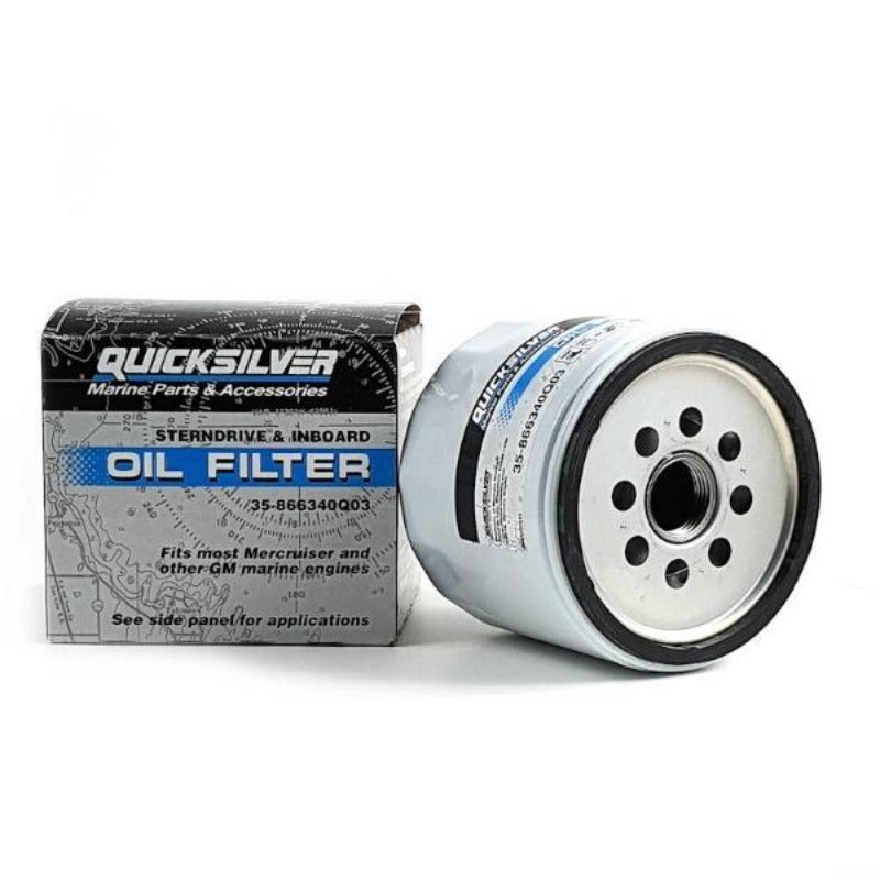 Filtro de Óleo Mercruiser Quicksilver - 866340Q03 - LitoralSC Náutica Filtro de Óleo Mercruiser Quicksilver - 866340Q03 - LitoralSC Náutica