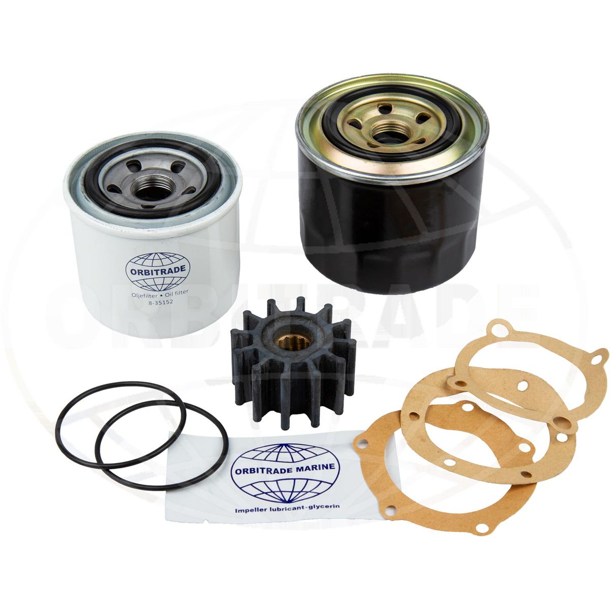 Service Kit for Yanmar Engines 4JH4AE and 4JH5E, 8-10070