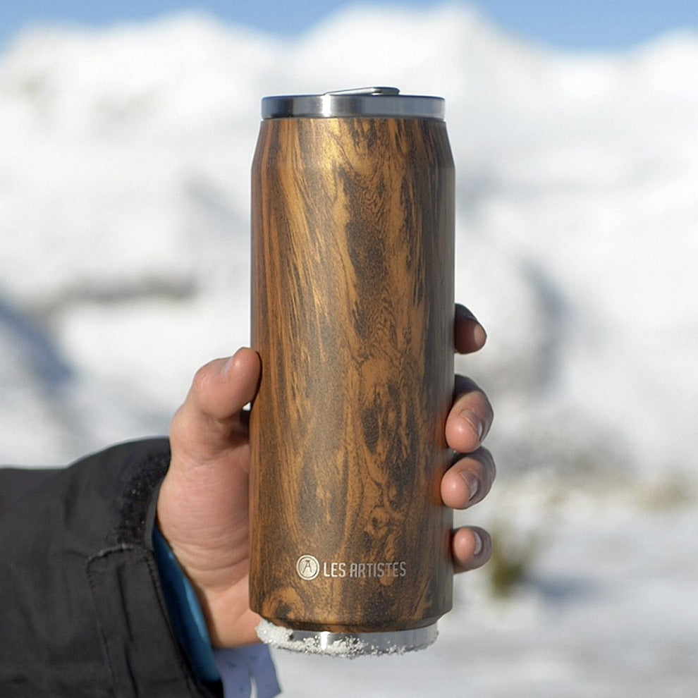 Les Artistes Wood Insulated Can - 500ml