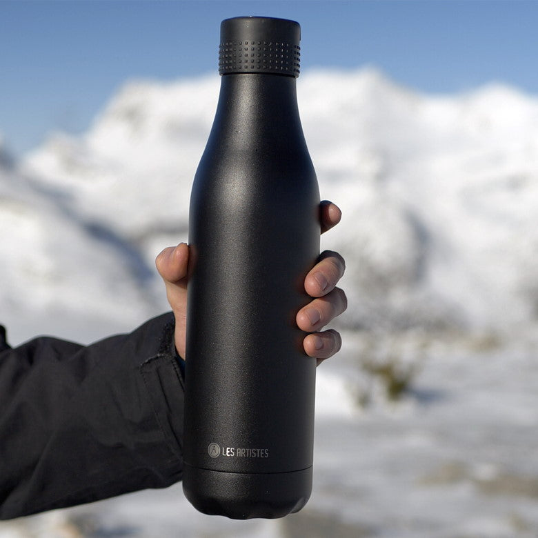 Les Artistes Black Insulated Bottle - 500ml