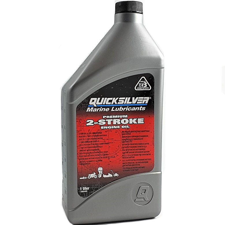 Quicksilver 2-Stroke Premium Plus Oil - 1 Litre