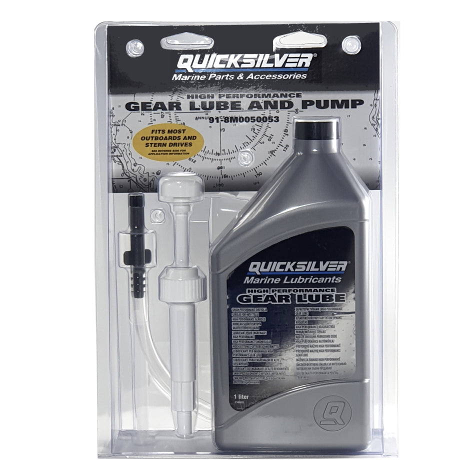 Quicksilver High Performance Gear Lube and Pump