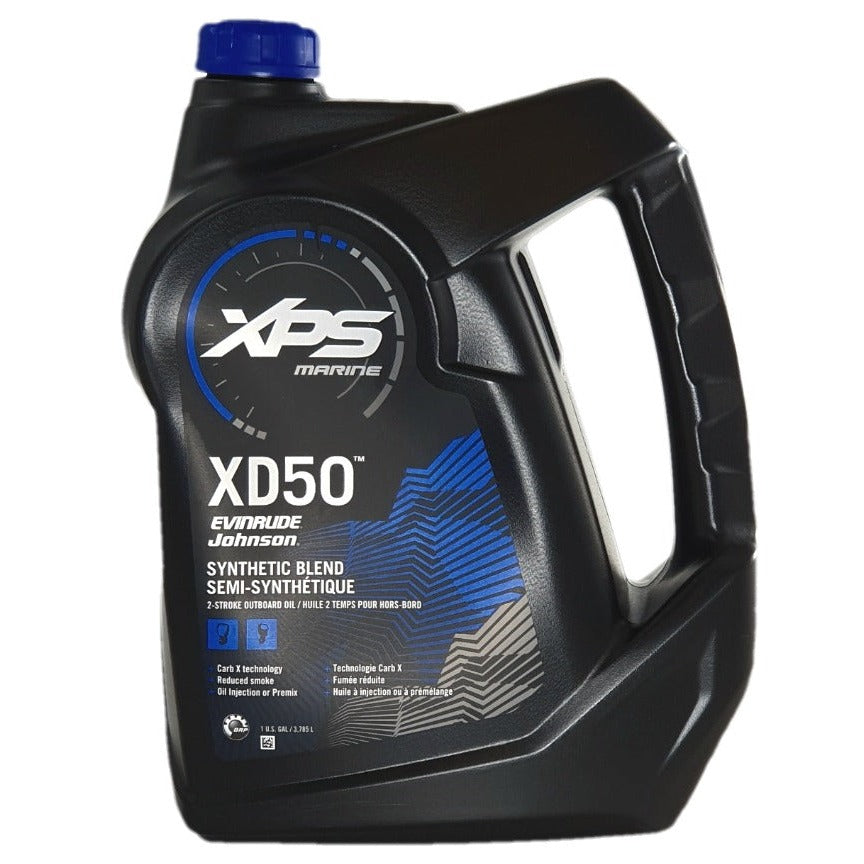 Evinrude XPS Marine Oil, XD50 Semi Synthetic Engine Oil for 2-Stroke