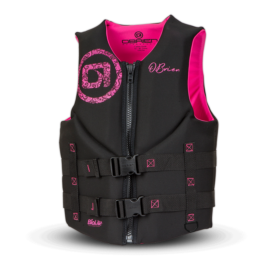 Woman's Traditional Life Jacket, O'brien Pink